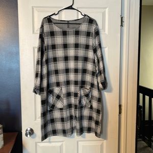 Adorable dress or long top perfect for Fall!